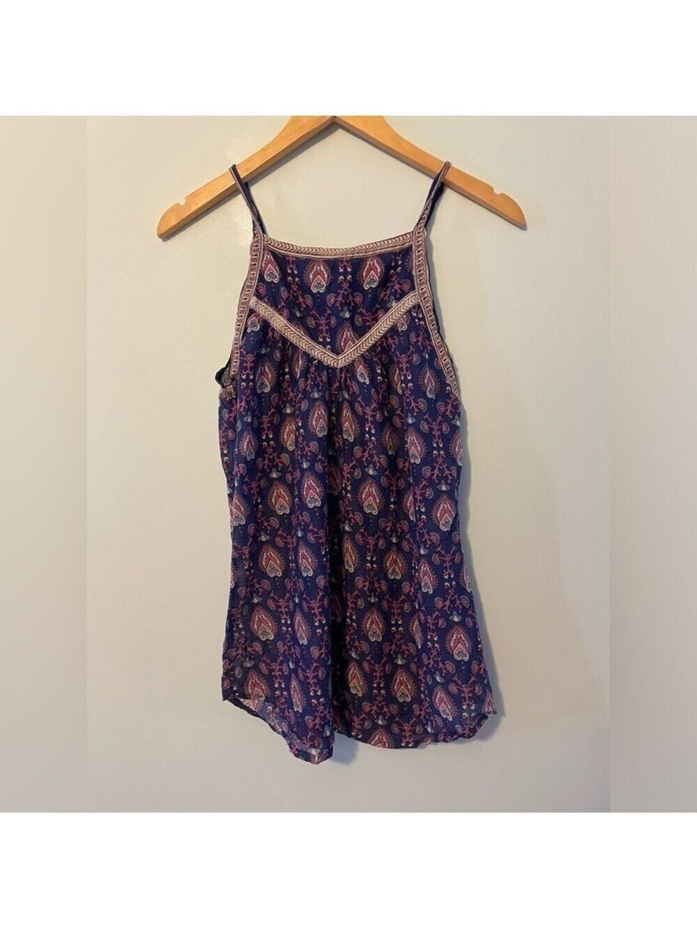 Raga Print Tank Top Size Small